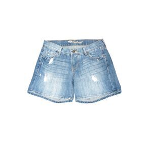 Old Navy Womens Boyfriend Distressed Denim Shorts Blue Casual Size Y2K 2000s
